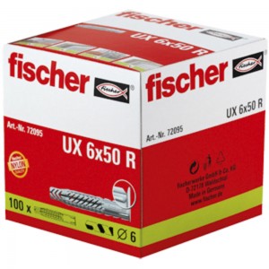 Plug nylon UX 6 x 50 R /1st Fischer (72095)