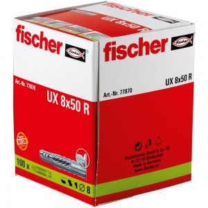 Plug nylon UX 8 x 50 R /1st Fischer (77870)