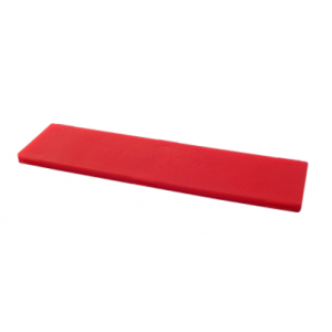 Vulblokje PVC 100x22x3mm rood /1st Knudsen