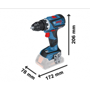 Bosch GSR 18V-60 C accu schroefboormach. Body L-Boxx (0.601.9G1.103)