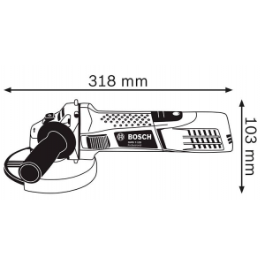 Bosch GWS 7-125 haakse slijper (0.601.388.108) Karton