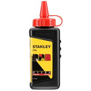 Slaglijnpoeder rood 115gr 1-47-404 Stanley