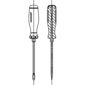 Schroevendraaier 2154SK 10 slagkap Gedore