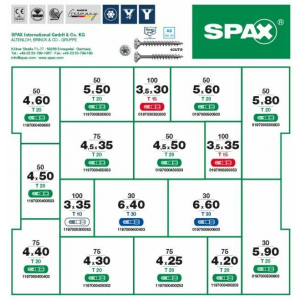 Spax L-Boxx groot Inox A2 T-star plus 1070dlg