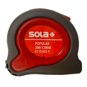 Rolbandmaat popular 3m/13mm SOLA 50024701