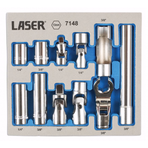 Doppenset Master 13mm 11dlg LA7148 Laser Tools (1/4-3/8)