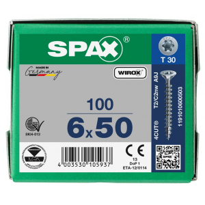 SPS SPAX 6.0 x 50 T30 Wirox /100st (1191010600503)