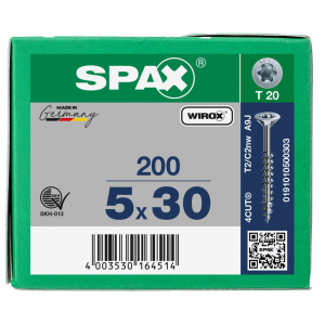 SPS SPAX GD 5.0 x 30 T20 Wirox /200st 