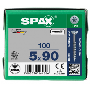 SPS SPAX GD 5.0 x 90 T20 Wirox /100st 