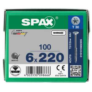 SPS SPAX GD 6.0 x220 T30 Wirox /1st 