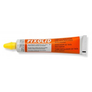 Markeerverf geel fixolid tube 55ml 