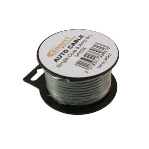 Autokabel  8A 1.0mm² 6m groen Connect 36961