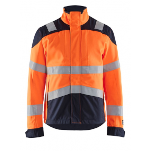 Werkvest HighVis 4089 blauw/oranje M Blaklader vlamvertragend 310g/m²