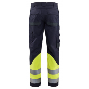 Werkbroek HighVis 1488 blauw/geel C48 Blaklader vlamvertragend 260g/m²