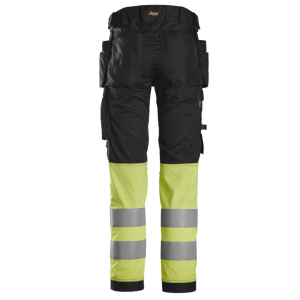 Werkbroek HighVis 6234-0466-048 stretch zwart/geel