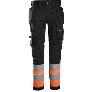 Werkbroek HighVis 6234-0455-046 stretch zwart/oranje