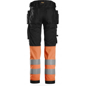 Werkbroek HighVis 6234-0455-046 stretch zwart/oranje