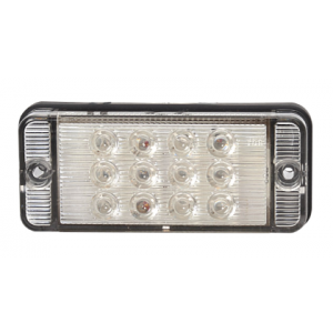 Mistachterlicht 12 LEDs 108x47x23mm wit (700ROC-LED)