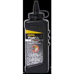 Slaglijnpoeder zwart 225gr 9-47-822 Stanley (waterproof)