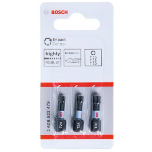 Bitset impact T20/T25/T30 x 25mm Bosch (2.608.522.479)