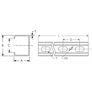 Profiel Ckp E1 30x15x2mm /2m Caddy E120H2000PG