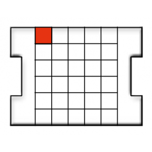 L-BOXX inzetbakje rood A3 (52x52x63mm) BSS