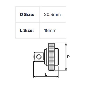 Adapter 1/4 Quick Spinner 2756Z Koken