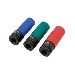 Wielmoerdoppenset Color 3dlg LA3039 Laser Tools