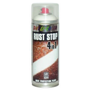 Spuitbus Roest-stop 4in1 helderwit RAL9010 400ml