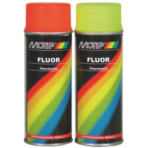 Spuitbus fluor oranje-rood 400ml 