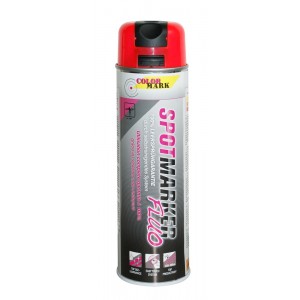 Spuitbus spotmarker fluo rood 500ml 