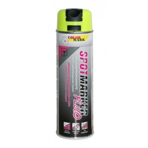 Spuitbus spotmarker fluo geel 500ml 