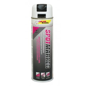 Spuitbus spotmarker wit 500ml 