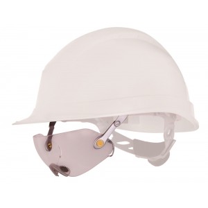 Veiligheidsbril FUEGO tbv helm alu-kleur