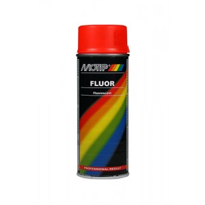 Spuitbus fluor oranje-rood 400ml 