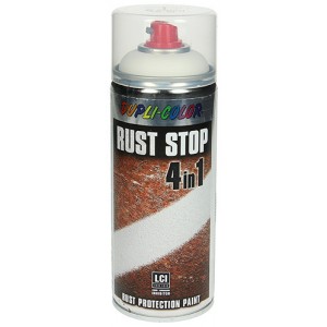 Spuitbus Roest-stop 4in1 helderwit RAL9010 400ml