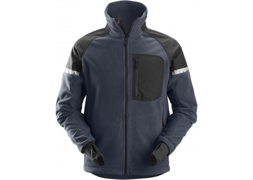 Vest AW fleece 8005-9504-006 L marineblauw/zwart windproof