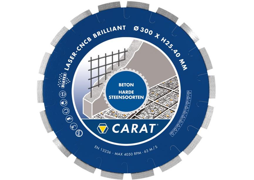 Diamantschijf beton brilliant Ø300x30.0 CNCB CARAT