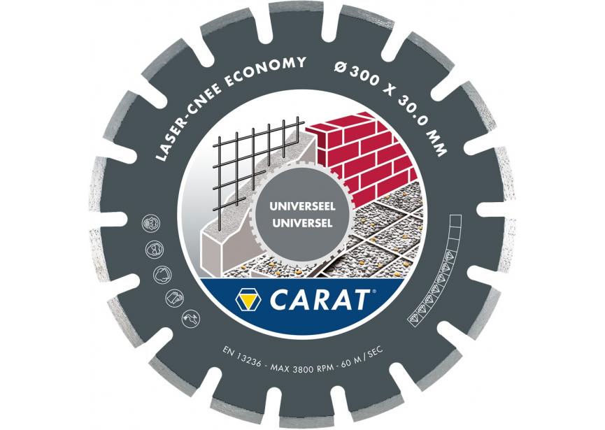 Diamantschijf univ. economy Ø350x25.4 CNEE CARAT