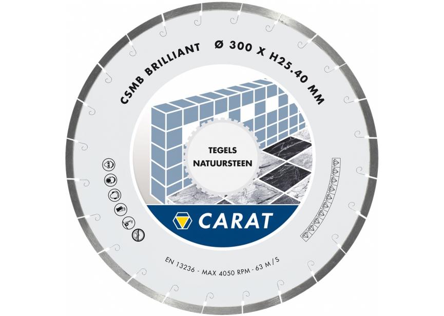 Diamantschijf tegels brilliant Ø350x25.4 CSMB CARAT