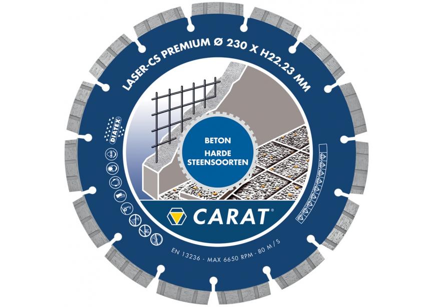 Diamantschijf beton premium CS Ø140x22.2 CARAT