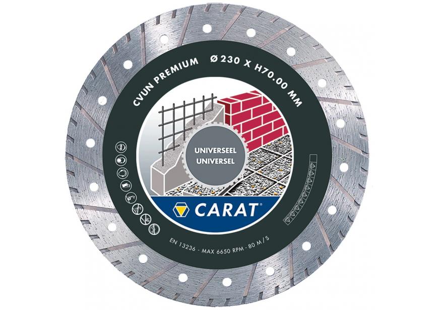 Diamantschijf univ. cut  grind Ø125xM14 DUAL premium CARAT