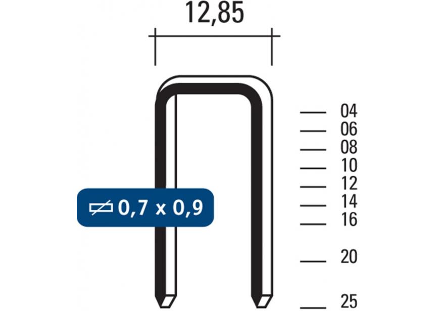 Carat SN8016 nietpistool (nieten 80) 