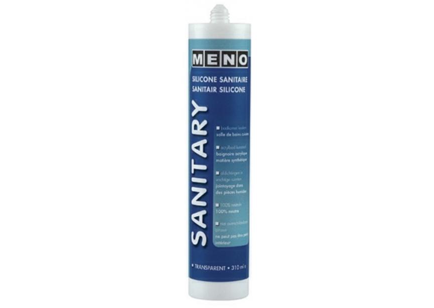 Silicone sanitair neutr. wit 310ml MENO 