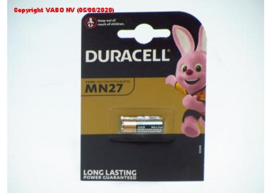 Batterij Duracell MN27 (1bli/1bat)
