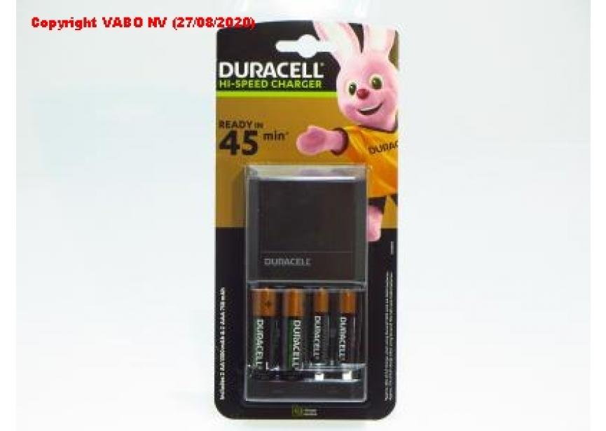 Batterijlader Duracell CEF27 15min (+2 AA  2 AAA)