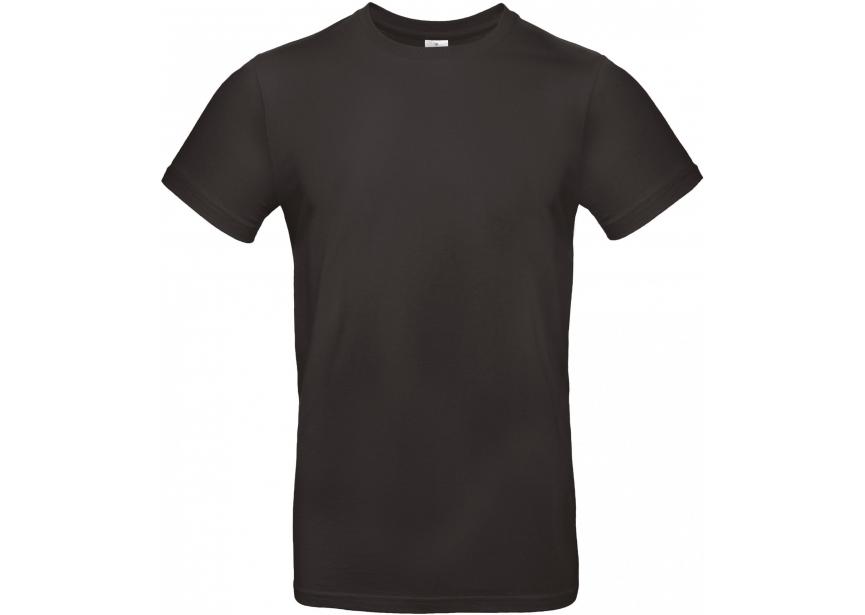 T-shirt zwart L BC 185g/m²