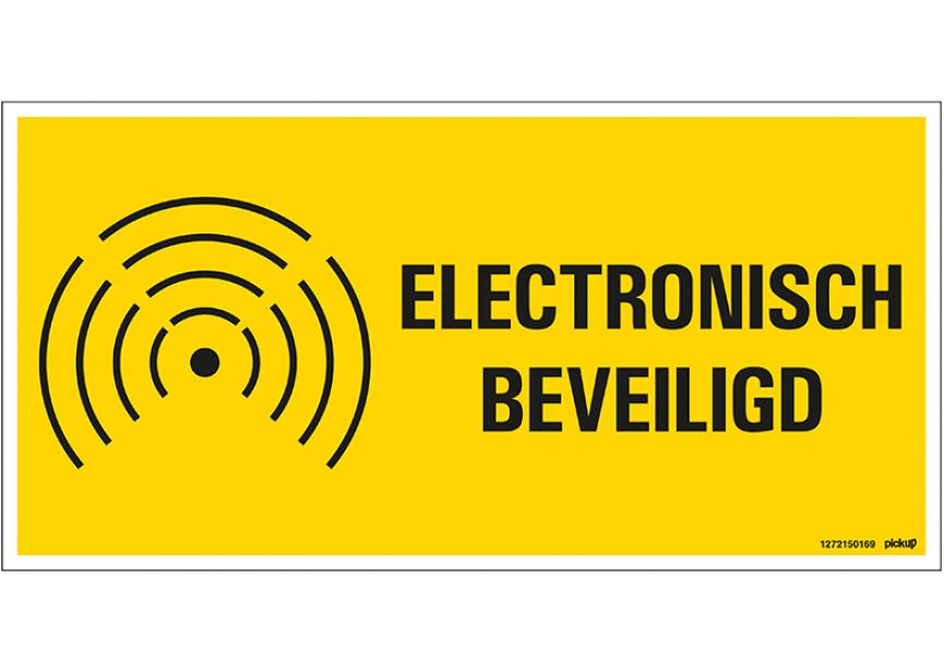 Sign.bord electronisch beveiligd+picto 230x330