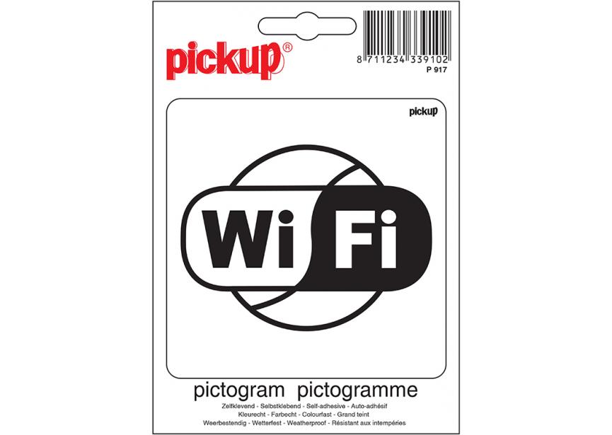 Sticker WIFI P917 100x100 