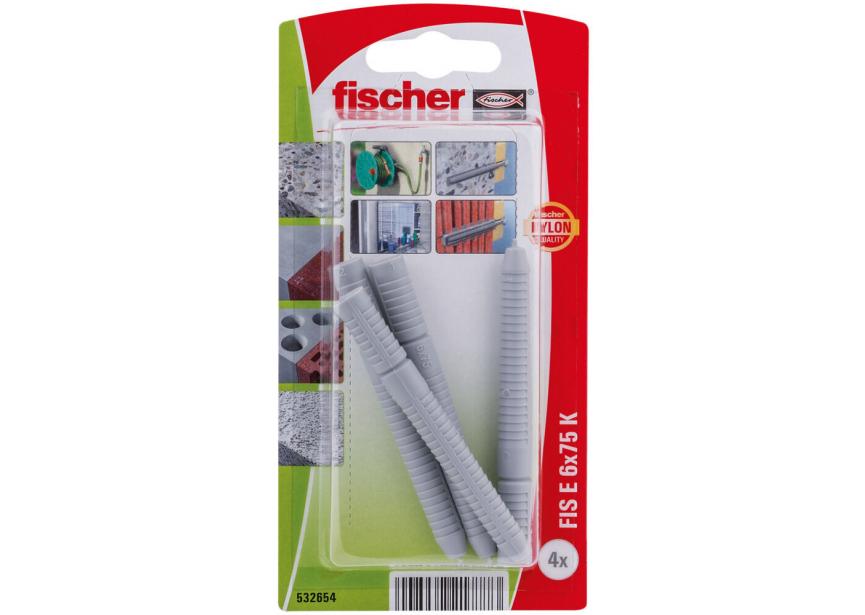 Schroefhuls FIS E 6 x 75 K /4st Fischer (532654)